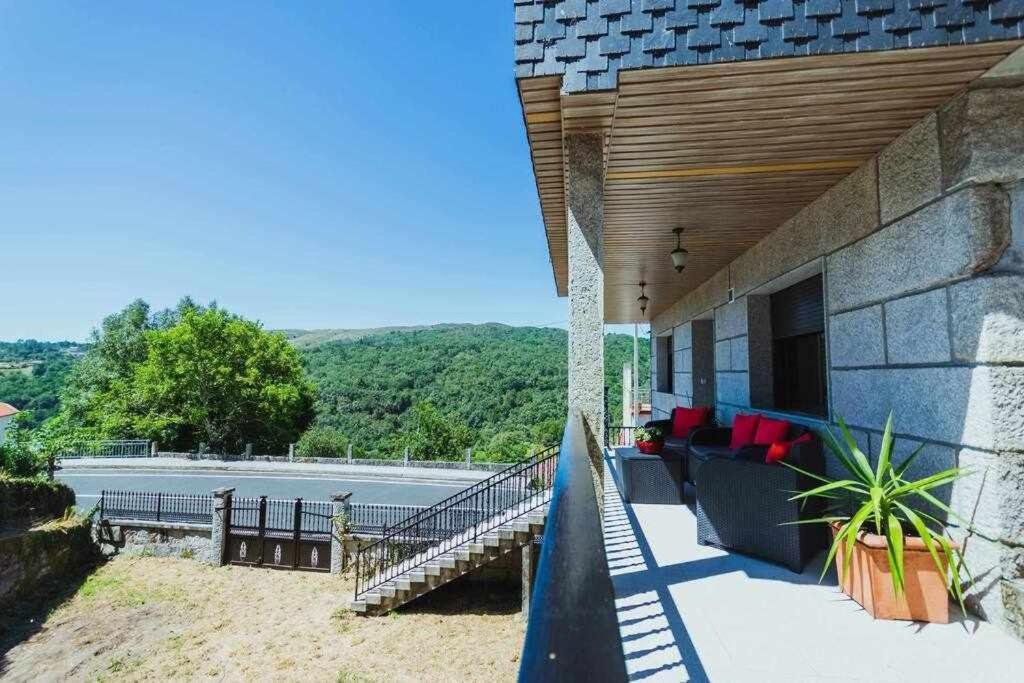 Casa Ourense Guxinde A Pereira Esterno foto